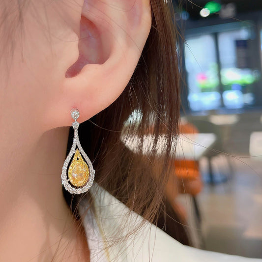 Illuminate Your Style: The Definitive Guide to Yellow Diamond Earrings