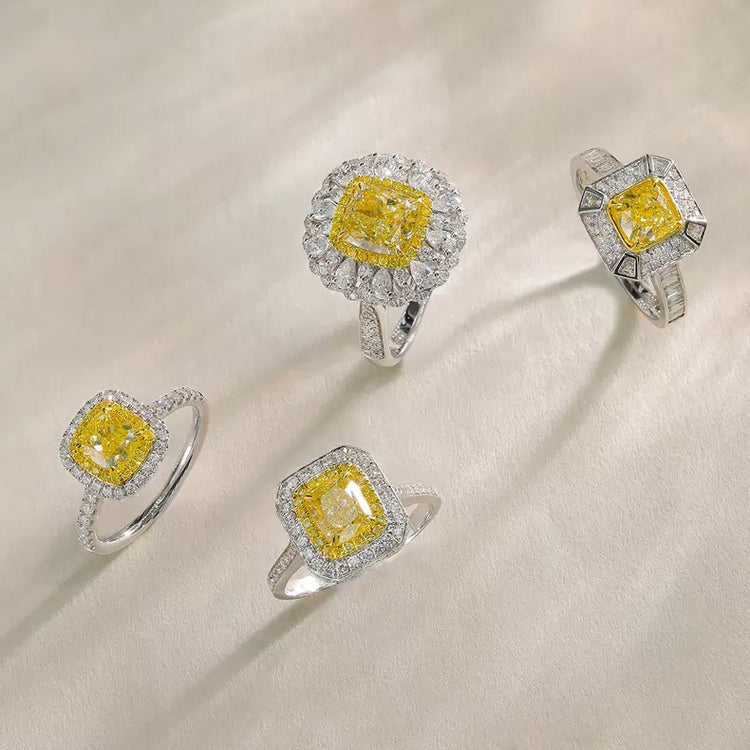 Yellow Diamond Engagement Ring