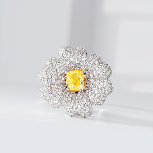 Nature Inspired  Engagement Ring