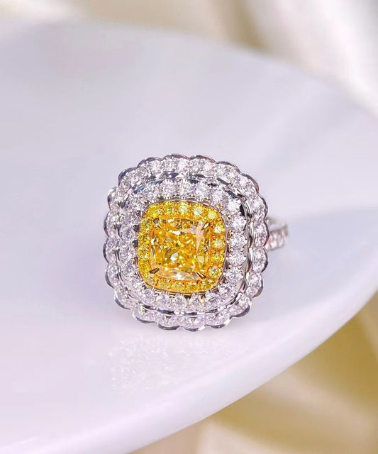 Yellow Diamond Engagement Rings: The Golden Touch of Elegance and Rarity