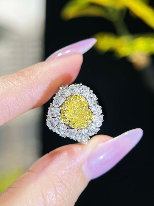 A Love Story Bathed in Sunshine: The Timeless Allure of a Yellow Diamond Engagement Ring
