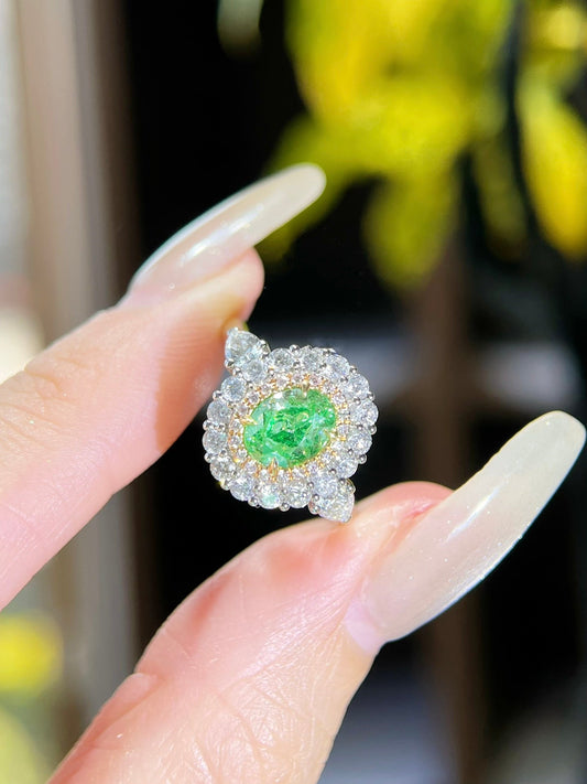 Unveiling the Deep Meaning of Green Diamond Engagement Rings: A Symbol of Growth and Everlasting Love