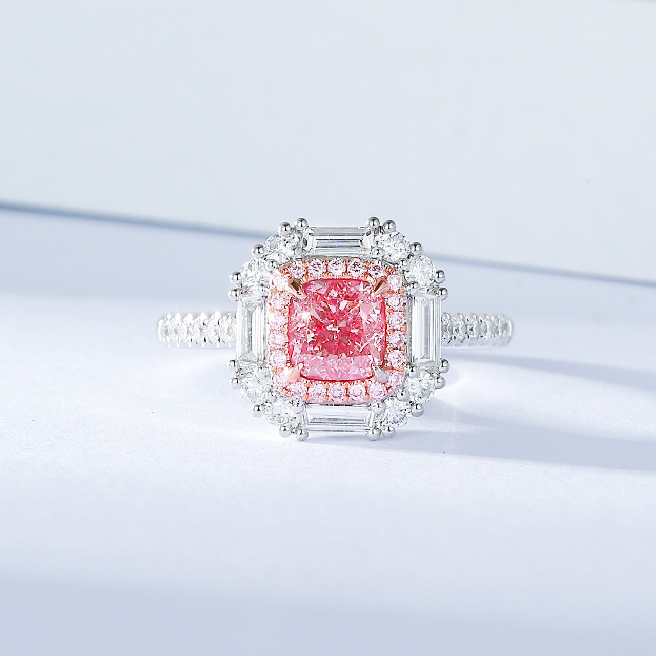 Pink Diamond Engagement Rings