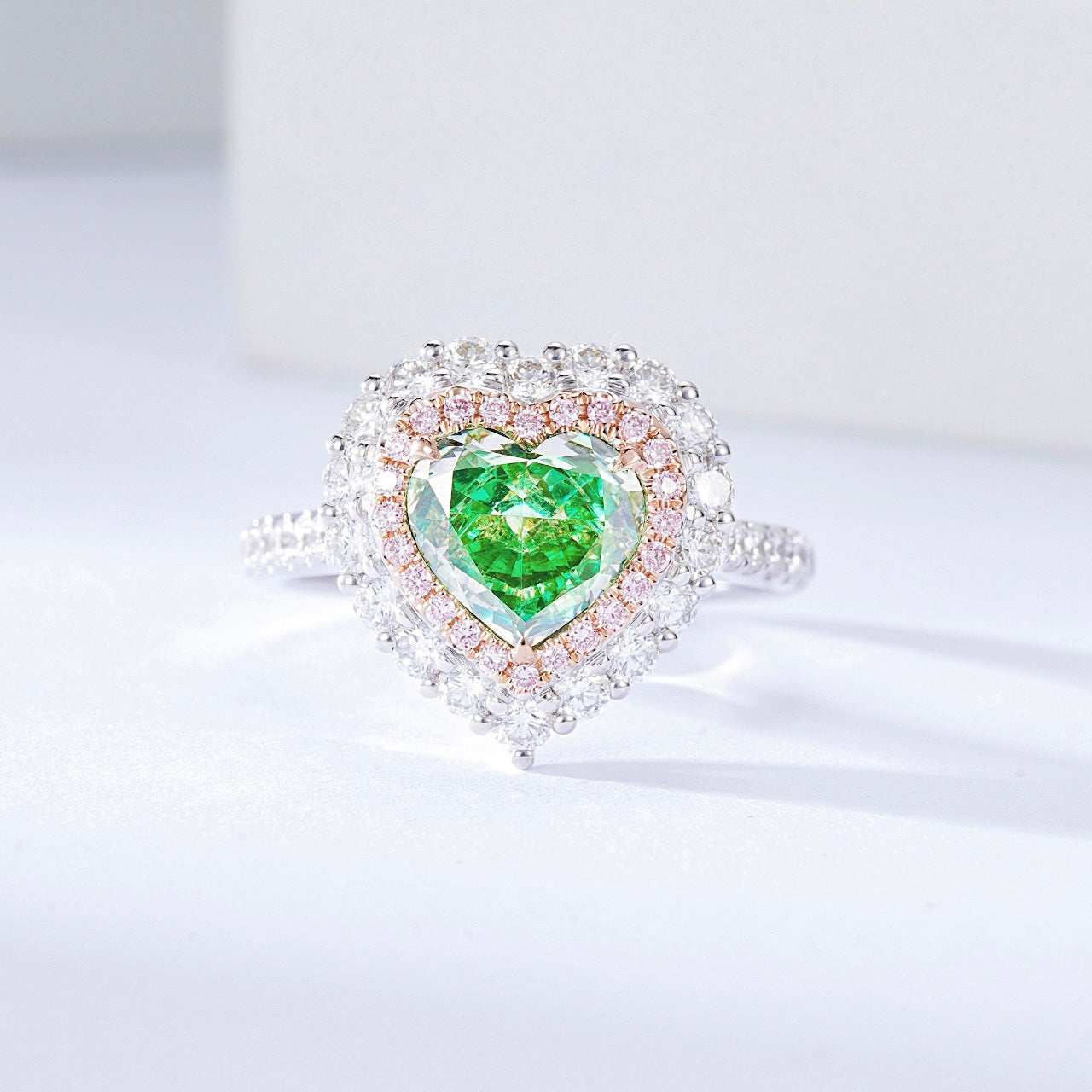 Heart Shaped Engagement Ring