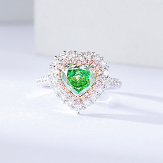 Heart Shaped Engagement Ring