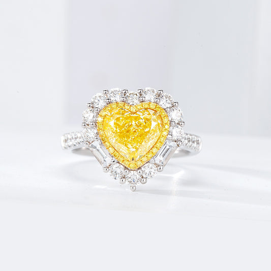 Heart Diamond Engagement Rings