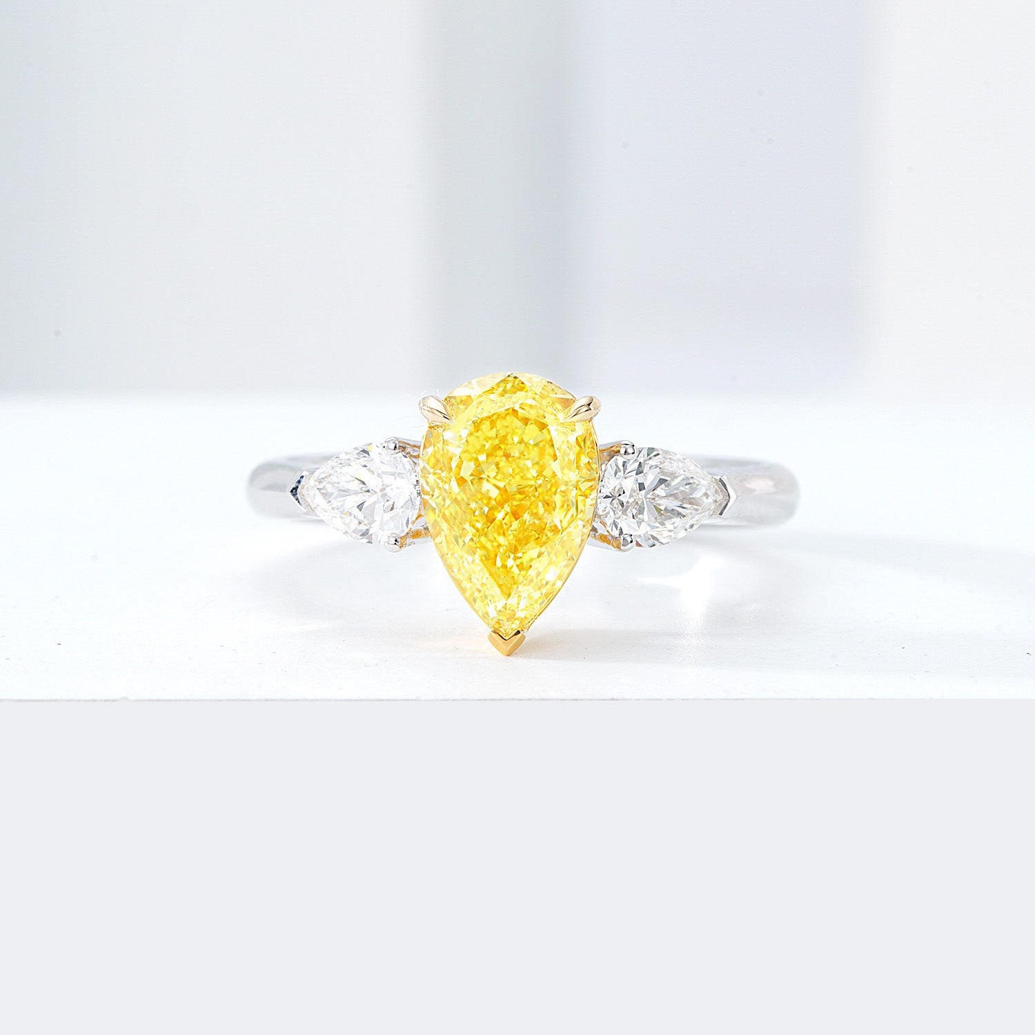 Three Stone Setting  Engagement Ring